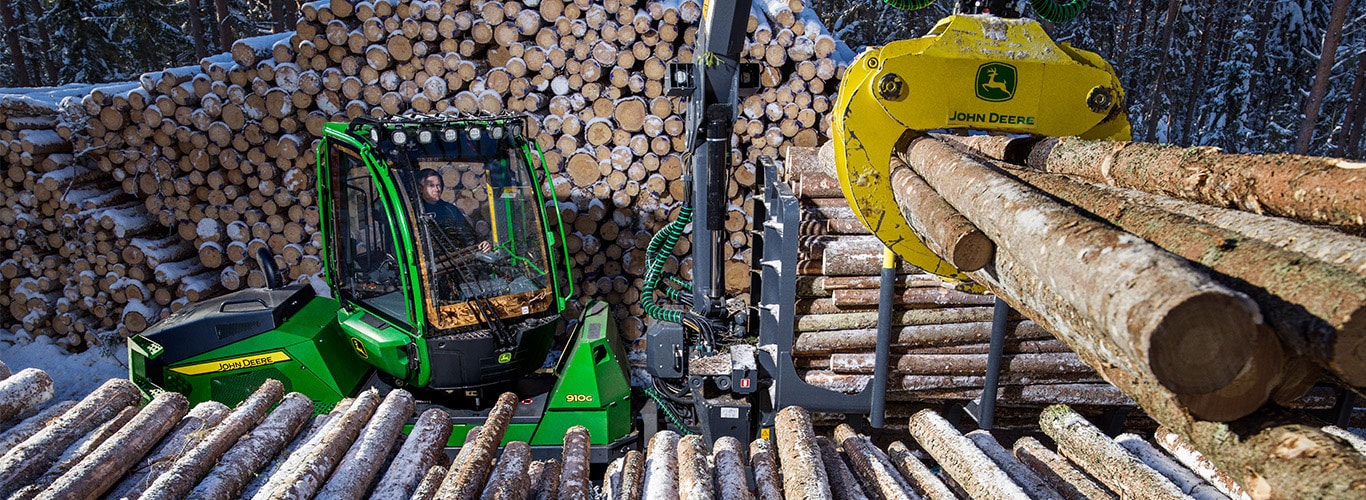 Vyvážecí stroj John Deere