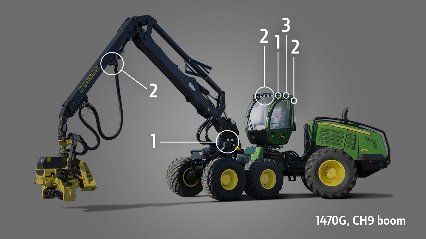 John Deere 1470G + CH9