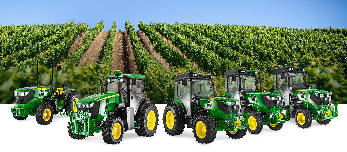 Traktory řady 5 pro speciální plodiny